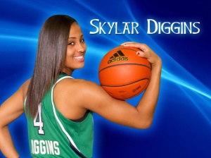 Skylar Diggins Green Uniform